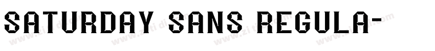 saturday sans regula字体转换